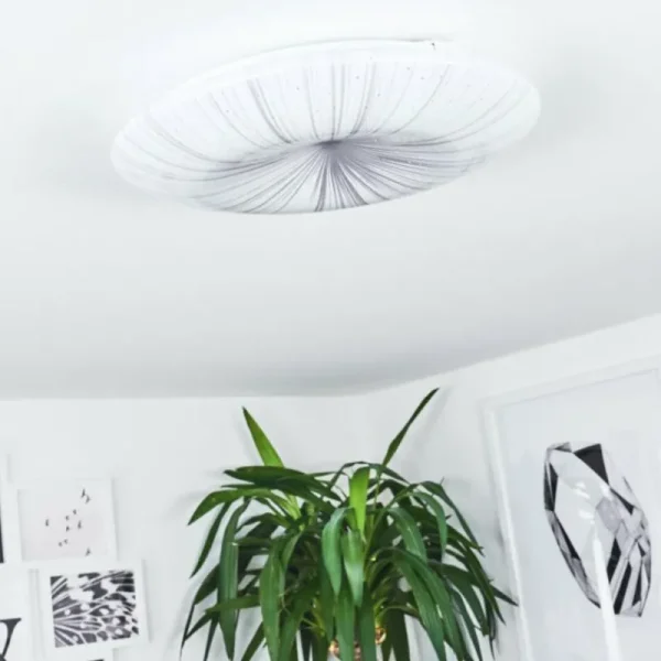 hofstein Plafonnier Vogorno LED Blanc, 1 lumière* Lampes Modernes