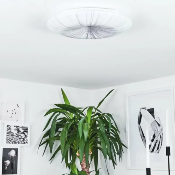 hofstein Plafonnier Vogorno LED Blanc, 1 lumière* Lampes Modernes