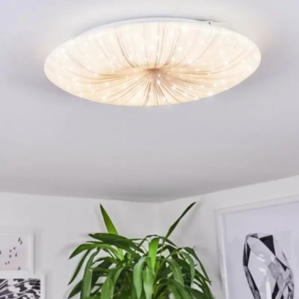 hofstein Plafonnier Vogorno LED Blanc, 1 lumière* Lampes Modernes