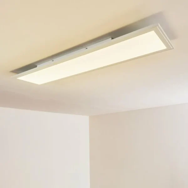 hofstein Plafonnier Voisines LED Blanc, 1 lumière, Télécommandes, Changeur de couleurs* Lampes Modernes