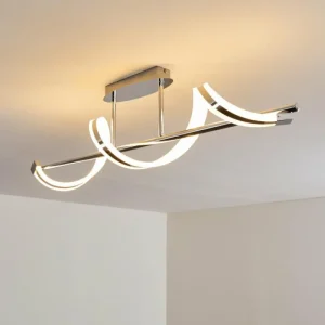 hofstein Plafonnier Vora LED Chrome, 1 lumière* Lampes Modernes