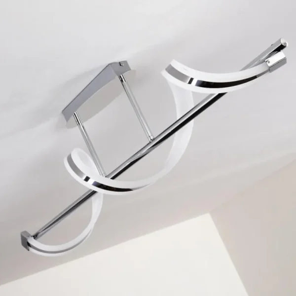 hofstein Plafonnier Vora LED Chrome, 1 lumière* Lampes Modernes