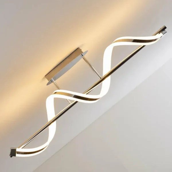 hofstein Plafonnier Vora LED Chrome, 1 lumière* Lampes Modernes