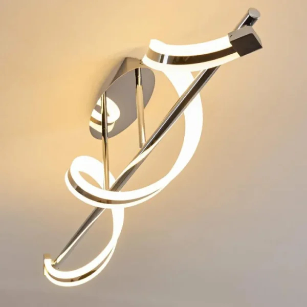hofstein Plafonnier Vora LED Chrome, 1 lumière* Lampes Modernes