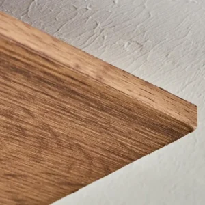 hofstein Plafonnier Vouhet Brun, Couleur bois, Noir, 4 lumières* Lampes Modernes