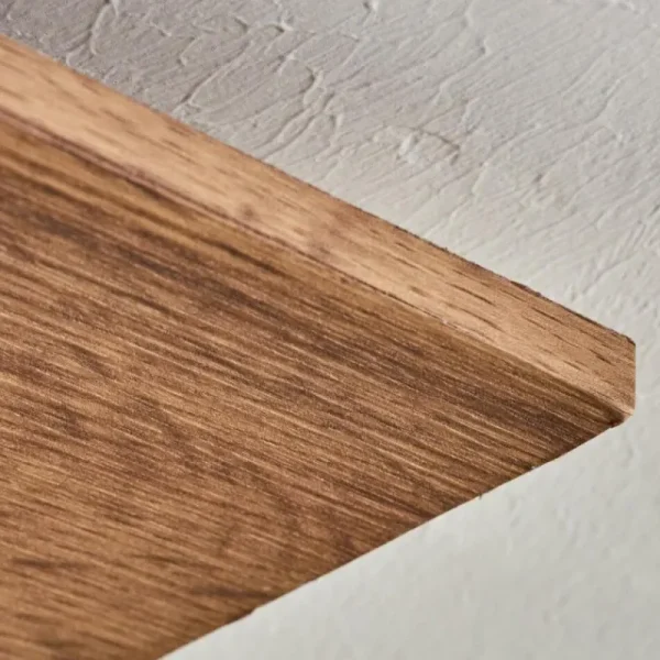hofstein Plafonnier Vouhet Brun, Couleur bois, Noir, 4 lumières* Lampes Modernes