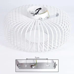 hofstein Plafonnier Wemude Blanc, 1 lumière* Lampes Modernes