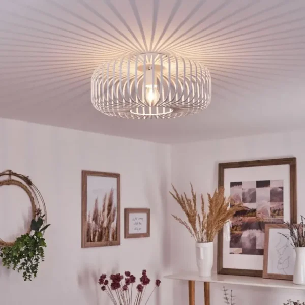 hofstein Plafonnier Wemude Blanc, 1 lumière* Lampes Modernes