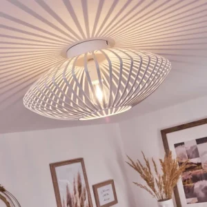 hofstein Plafonnier Wemude Blanc, 1 lumière* Lampes Modernes
