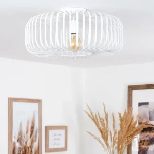 hofstein Plafonnier Wemude Blanc, 1 lumière* Lampes Modernes