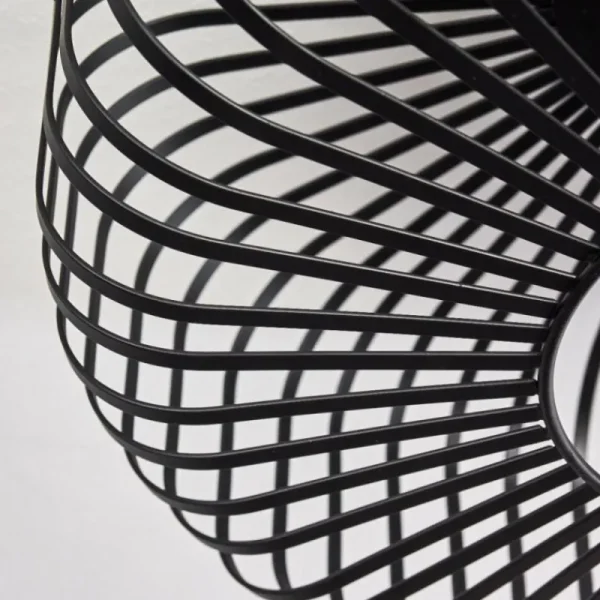 hofstein Plafonnier Wemude Noir, 1 lumière* Lampes Modernes