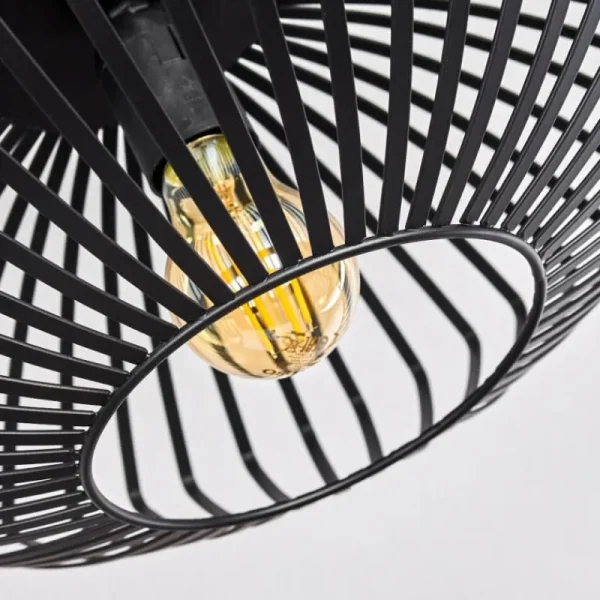 hofstein Plafonnier Wemude Noir, 1 lumière* Lampes Modernes