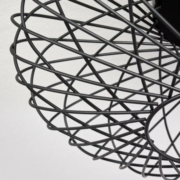hofstein Plafonnier Wemude Noir, 1 lumière* Lampes Modernes