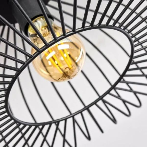 hofstein Plafonnier Wemude Noir, 1 lumière* Lampes Modernes
