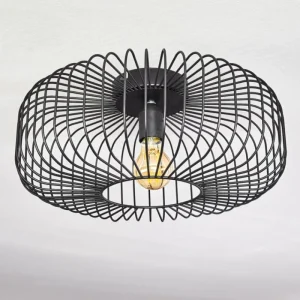 hofstein Plafonnier Wemude Noir, 1 lumière* Lampes Modernes