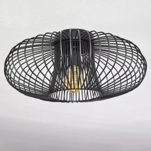 hofstein Plafonnier Wemude Noir, 1 lumière* Lampes Modernes
