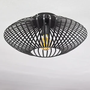 hofstein Plafonnier Wemude Noir, 1 lumière* Lampes Modernes