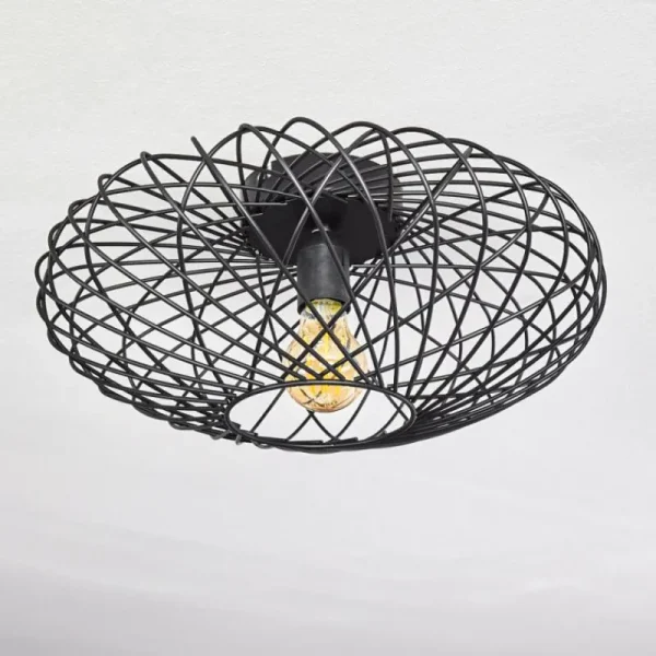 hofstein Plafonnier Wemude Noir, 1 lumière* Lampes Modernes