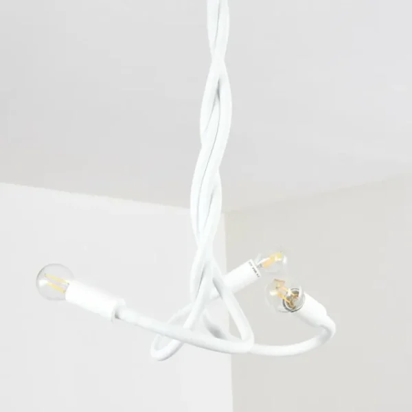 hofstein Plafonnier Wertach Blanc, 3 lumières* Lampes Modernes