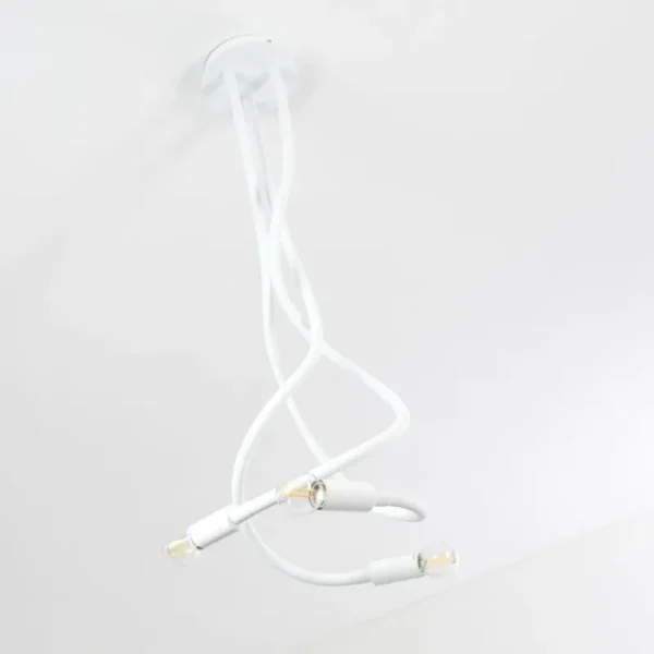 hofstein Plafonnier Wertach Blanc, 3 lumières* Lampes Modernes