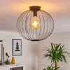 hofstein Plafonnier Wharua Noir, 1 lumière* Lampes Modernes