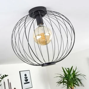 hofstein Plafonnier Wharua Noir, 1 lumière* Lampes Modernes