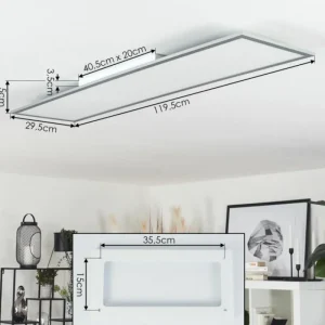 hofstein Plafonnier Wilderswil LED Blanc, 1 lumière* Lampes Modernes