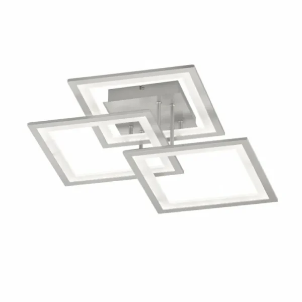 hofstein Plafonnier Wofi MODESTO LED Argenté, 3 lumières* Lampes Modernes