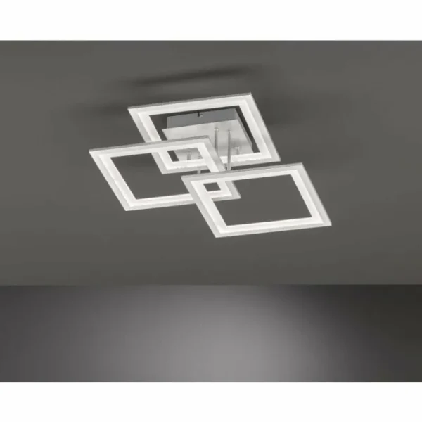 hofstein Plafonnier Wofi MODESTO LED Argenté, 3 lumières* Lampes Modernes