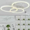 hofstein Plafonnier Xena LED Blanc, 1 lumière, Télécommandes* Lampes Modernes