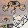 hofstein Plafonnier Yaak Noir, 3 lumières* Lampes Modernes