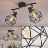 hofstein Plafonnier Yaak Noir, 2 lumières* Lampes Modernes