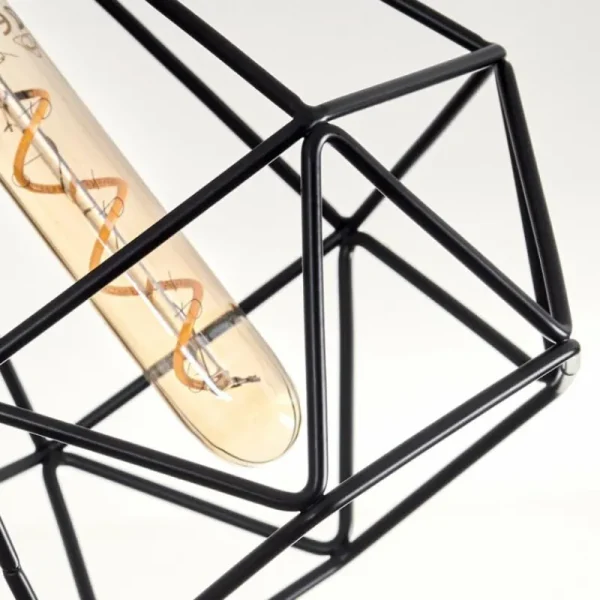 hofstein Plafonnier Yaak Noir, 4 lumières* Lampes Modernes