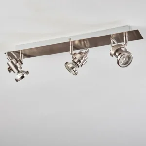 hofstein Plafonnier Yometchen LED Nickel mat, 3 lumières* Lampes Modernes