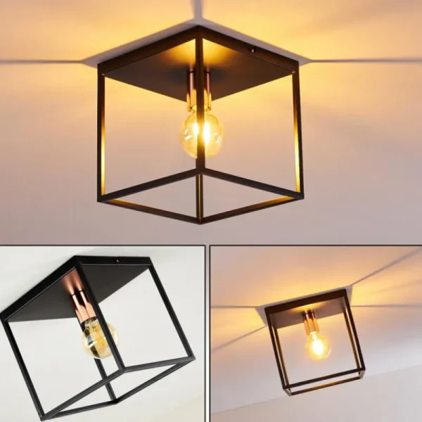 hofstein Plafonnier Yuhigaoka Noir, 1 lumière* Lampes Modernes