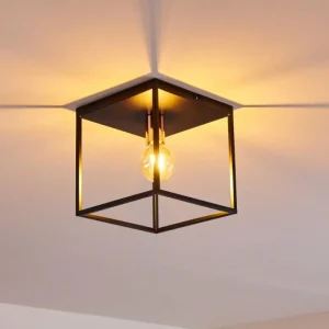 hofstein Plafonnier Yuhigaoka Noir, 1 lumière* Lampes Modernes