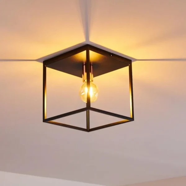 hofstein Plafonnier Yuhigaoka Noir, 1 lumière* Lampes Modernes