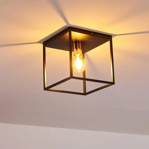 hofstein Plafonnier Yuhigaoka Noir, 1 lumière* Lampes Modernes
