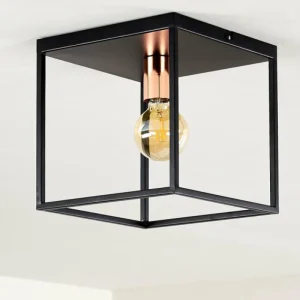 hofstein Plafonnier Yuhigaoka Noir, 1 lumière* Lampes Modernes