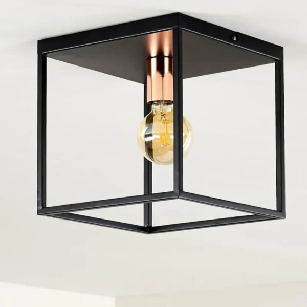 hofstein Plafonnier Yuhigaoka Noir, 1 lumière* Lampes Modernes