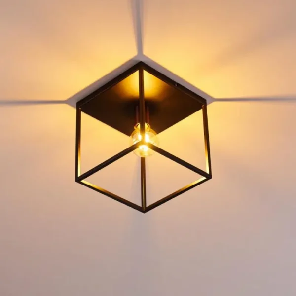 hofstein Plafonnier Yuhigaoka Noir, 1 lumière* Lampes Modernes