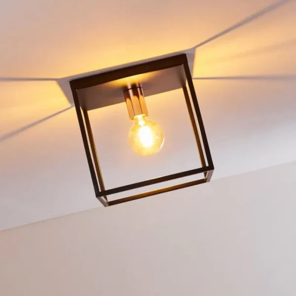 hofstein Plafonnier Yuhigaoka Noir, 1 lumière* Lampes Modernes