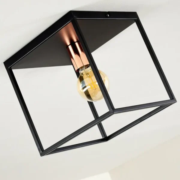 hofstein Plafonnier Yuhigaoka Noir, 1 lumière* Lampes Modernes