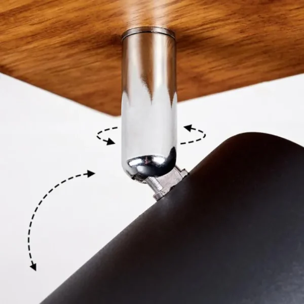hofstein Plafonnier Zuoz Bois clair, 1 lumière* Lampes Modernes