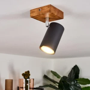 hofstein Plafonnier Zuoz Bois clair, 1 lumière* Lampes Modernes