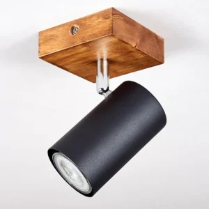 hofstein Plafonnier Zuoz Bois clair, 1 lumière* Lampes Modernes
