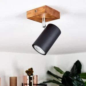 hofstein Plafonnier Zuoz Bois clair, 1 lumière* Lampes Modernes
