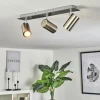 hofstein Plafonnier Zuoz Chrome, Nickel mat, 3 lumières* Lampes Modernes