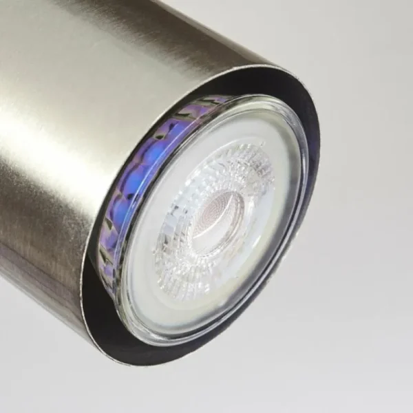 hofstein Plafonnier Zuoz Chrome, Nickel mat, 3 lumières* Lampes Modernes
