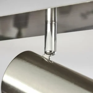 hofstein Plafonnier Zuoz Chrome, Nickel mat, 3 lumières* Lampes Modernes